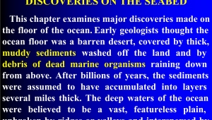 海洋地质前沿影响因子